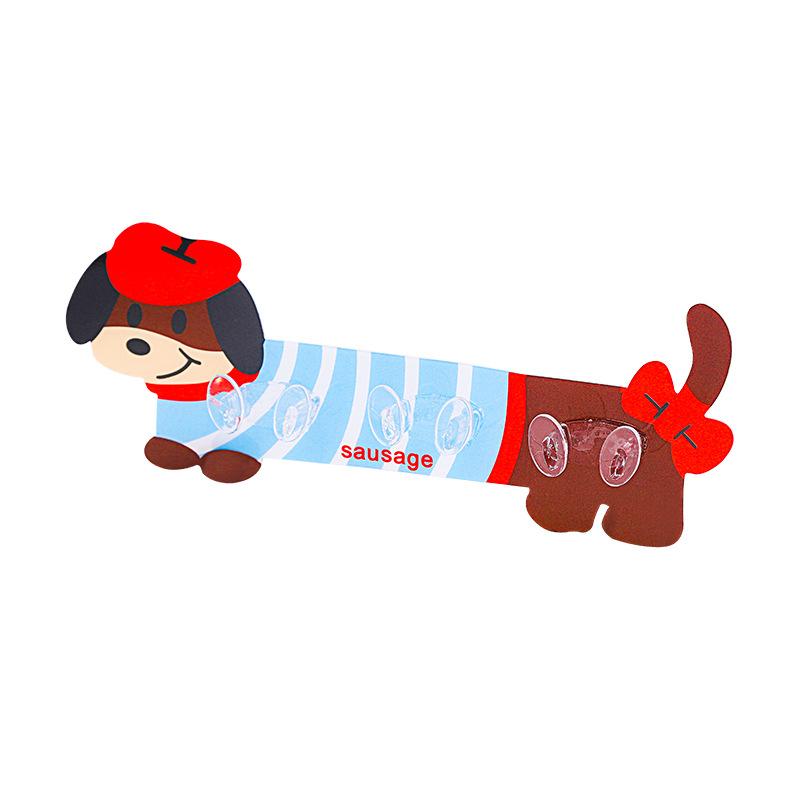 Haushalts-Cartoon-Badezimmerhaken-Aufbewahrungsregal, bohrfreier Steckkartensteckhaken, kreatives Steckdosen-Aufbewahrungsregal