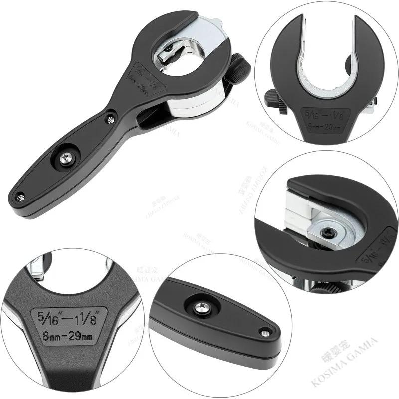 All in One Ratchet Pipe Cutter Hand Tool for Copper Aluminum Iron Stainless Steel PPR PE Pipe Cutting Tool and Maintenance