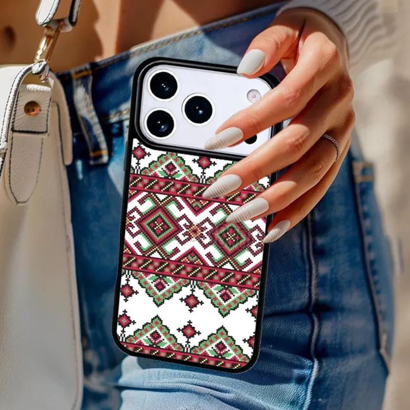 U=krainian Pattern soft Phone Case For iPhone 17 Air 14 15 13 12 Max Cover For Apple 16e 11 Pro Max Plus Coque
