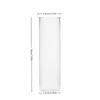 12/18pcs Transparent Cylindrical Plastic Vases Home Decor Flower-Wrapping Vases for Tabletop Decoration and Flower Cultivation