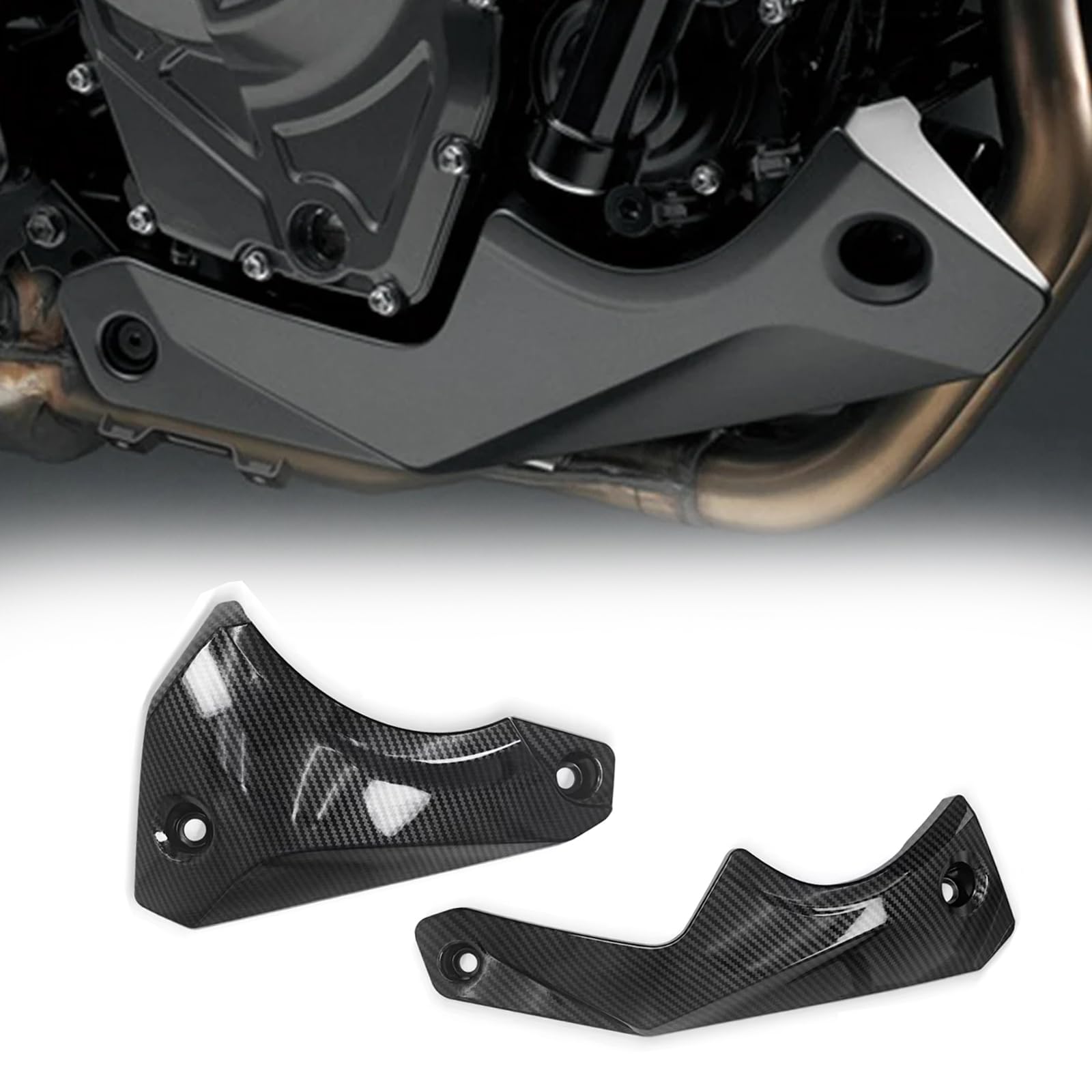 

ДЛЯ GSX 8S 2024 GSX8S GSX-8S 2022- Аксессуары для мотоцикла Обтекатель кожуха шасси двигателя Защита выхлопной системы Защитная крышка gsx8s (Углеродное волокно