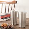 Maebata Luxe Pair of Thermo Plain 51218 Tumblers, & Plain, 340ml,