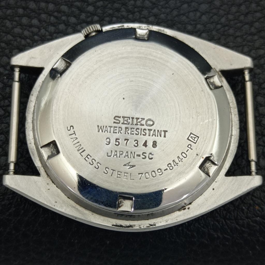 VINTAGE SEIKO 5 AUTOMATIC JAPAN 7009A MENS BLUE COLOR DIAL WATCH A702109-5 R208-a702109