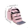 Travel Makeup Bag Organizer Zipper Pouch Waterproof with Divider Cosmetic Train