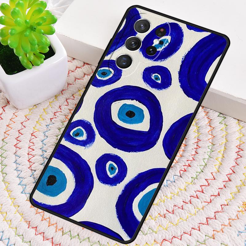 Blue Evil Eye Phone Case for Samsung Galaxy Note 10 Pro S26 Ultra S23 S24 FE S25 S21 S22 PLUS Shockproof Cove