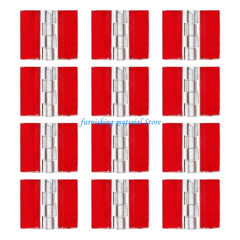Y5GD Clear Plastic Hinges On Strong Folding Hinges 12pcs for Fish Covers