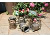 Retro-Style Milk Jug Shaped Iron Flower Bucket for Dried Arrangements