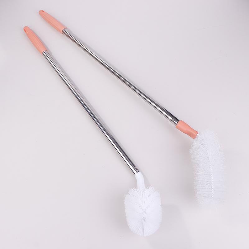 Household Bucket Washing Brush With Stainless Steel Rod Long Handle Cup Scrubber Kitchen Water Dispenser Cleaning Brush