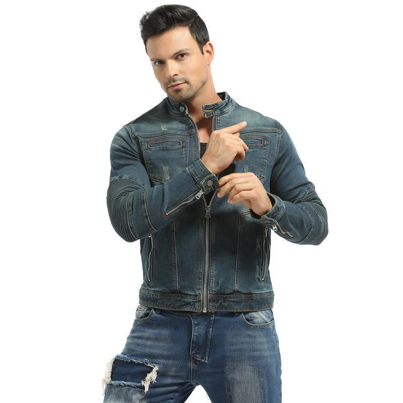 

LOONG BIKER Motorcycle Drop Resistance Clothing Racing Riding Knight Denim Equipment Clothes Men XXXL синий