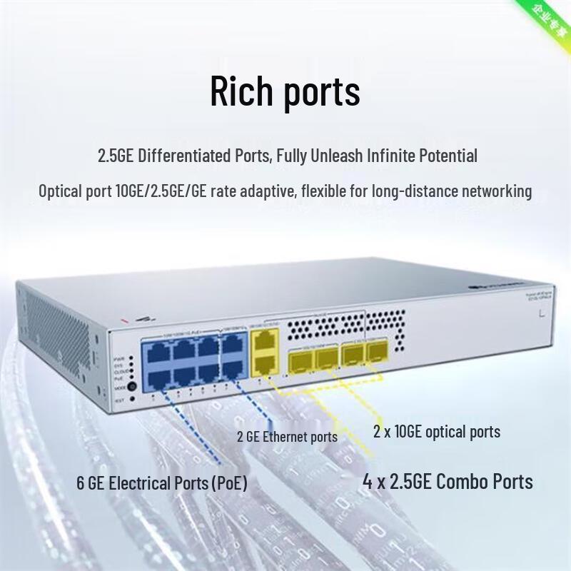 Huawei Kunling Enterprise S310S-10PN4JX 10-Port Layer 3 PoE Managed Switch