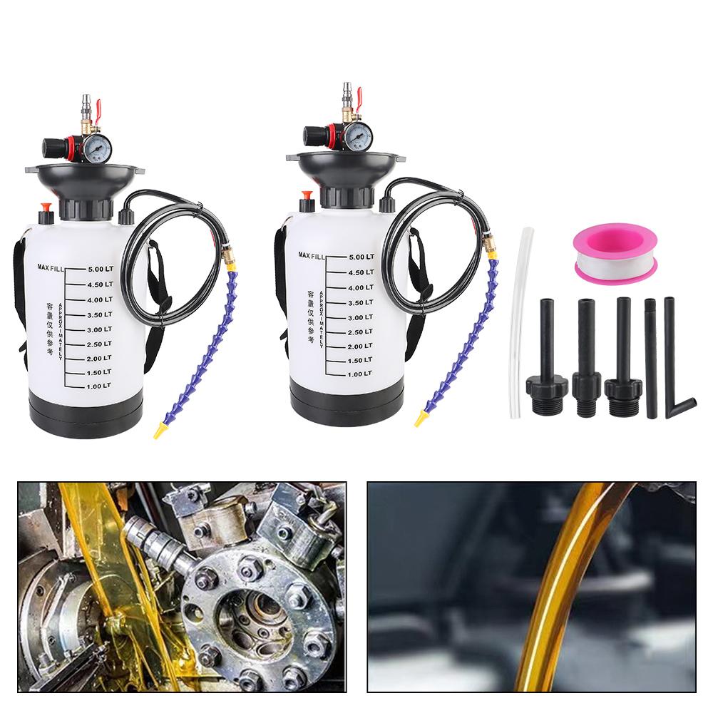 5L Fassungsvermögen Öler Handwerkzeug Auto Getriebe Öl Einfüllmaschine Schnelles Betanken 1000PSI Ausgangsdruck Öler Maschine Handheld