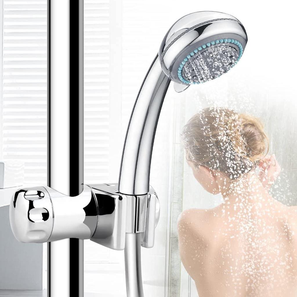 Universal Shower for Head Holder Handheld Shower Rail Slider Holder for Slide Bar Adjustable Angle Shower Sprayer Holder