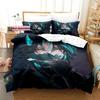Game Genshin Impact Xiao Genshin Impact Bedding Set Duvet Cover Sheet Printed Pillowcase Full Queen King Size Comforter Bedroom