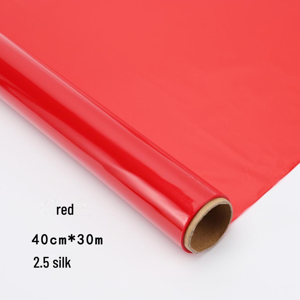 Waterproof Colored Glass Crystal Cellophane Roll for Flower Art and Packaging