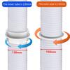 AC Hose Adapter Portable Air Conditioner Exhaust Hose Coupler Easy to Install Tool-free AC Hose Connector Accessories