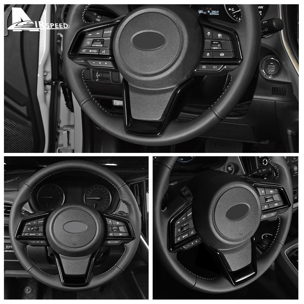 ABS Carbon Style For Subaru Crosstrek Impreza 2018 2019 2020 2025 2025 2025 2025 Car Steering Wheel Sticker Interior Accessories