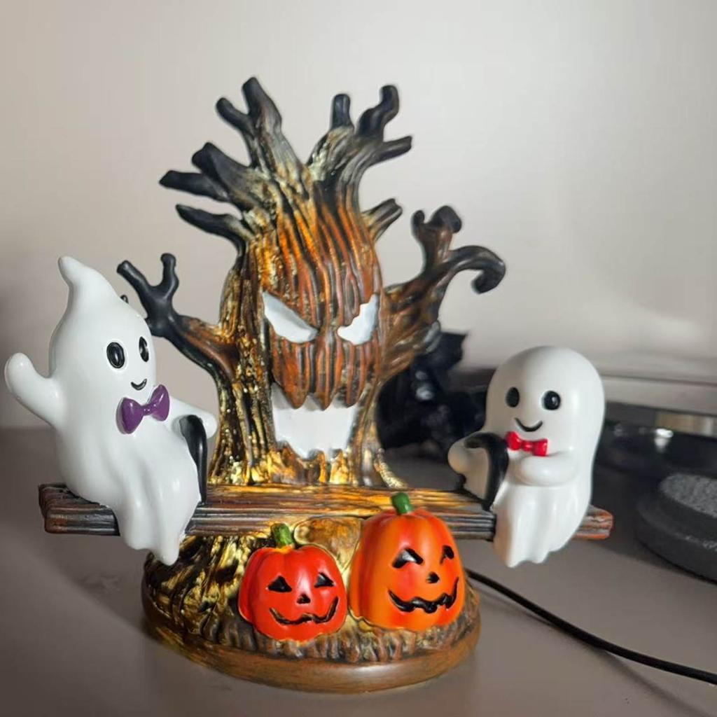 Halloween Resin Night Light Decoration for Home Party Holiday Decor