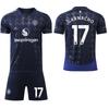 2024-25 Manchester United blauw uittenue #10 Rashford Voetbalshirts