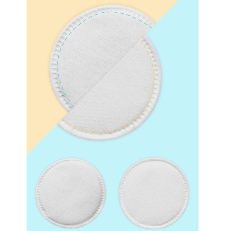 Lock Stitches Edging Cotton Rounds Thickened Texture For Effective Cosmetic Application Hypoallergenics Reusable Facials Pads