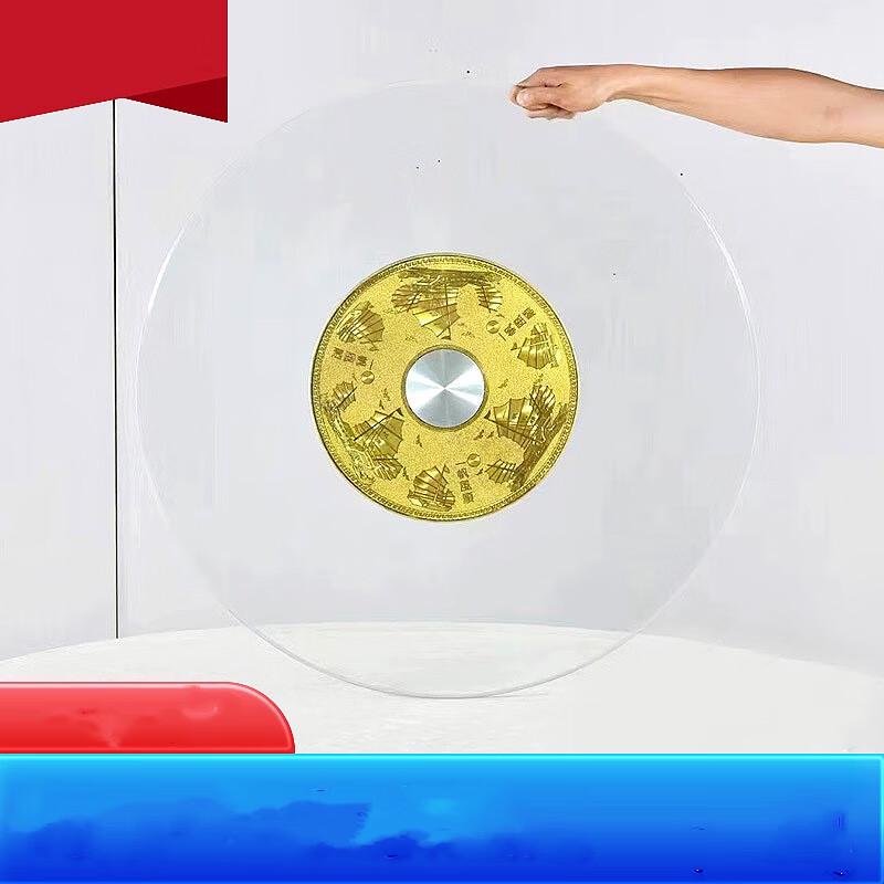 Sonne Mond Sterne Gehärtetes Glas Drehbarer Esstisch Drehteller