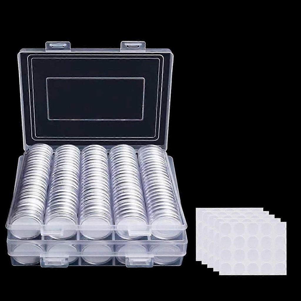 240 Pieces 30mm Coin Capsules Coin Holders for Collectors
