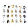 200pcs Fits 3/4/5mm String Cords Ends Tips Ribbon Leather Rope Fold Crimp Bead Connectors For DIY Jewelry Making Accessories