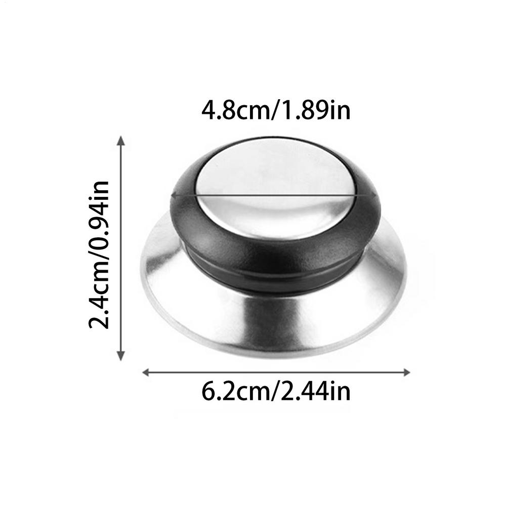 Pot Lid Knob Replacement Cooking Pot Pan Lid Holding Knob Replacement Heat Resistant Easy Installation Kitchen Cookware Pan