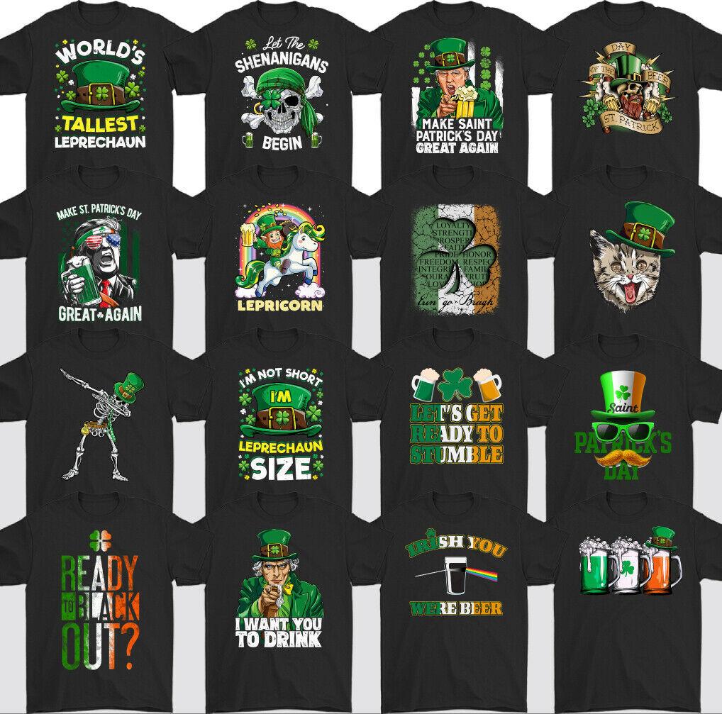 ST PATRICKS DAY T-SHIRT, Paddy s Irish Ireland Tee Top Mens St. Patrick s Day S