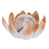 Solar Powered Amber Yard Light Cracked Glass Decorative Lamp Flower Garden Lamp For Outdoor