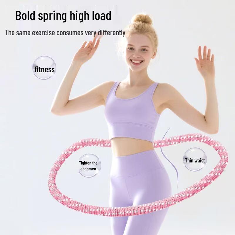 Soft Spring Hula Hoop for Waist-Friendly Weight Loss and Slimmer Belly - Women's Fitness Special