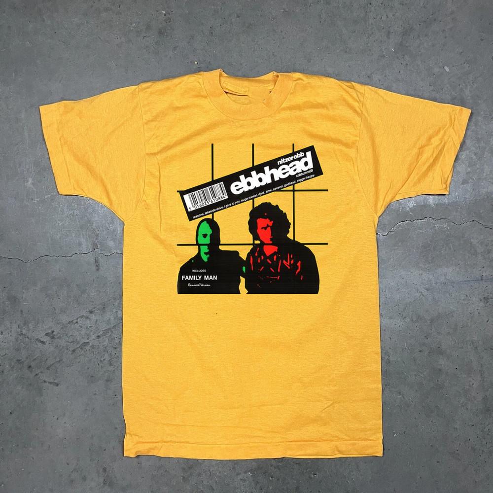 Collection Nitzer Ebb Ebbhead Band T Shirt Yellow All Size Gift fans HH451 Unisex T-Shirt L