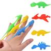 Dinosaur Finger Dart Launcher: Soft Rubber Catapult Toy for Fun and Stress Relief