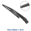 10" 250mm Rear Wiper Blade & Arm Set Kit For Suzuki Swift Hatchback 2005-2018 Windshield Windscreen Tailgate Window Rain Brush