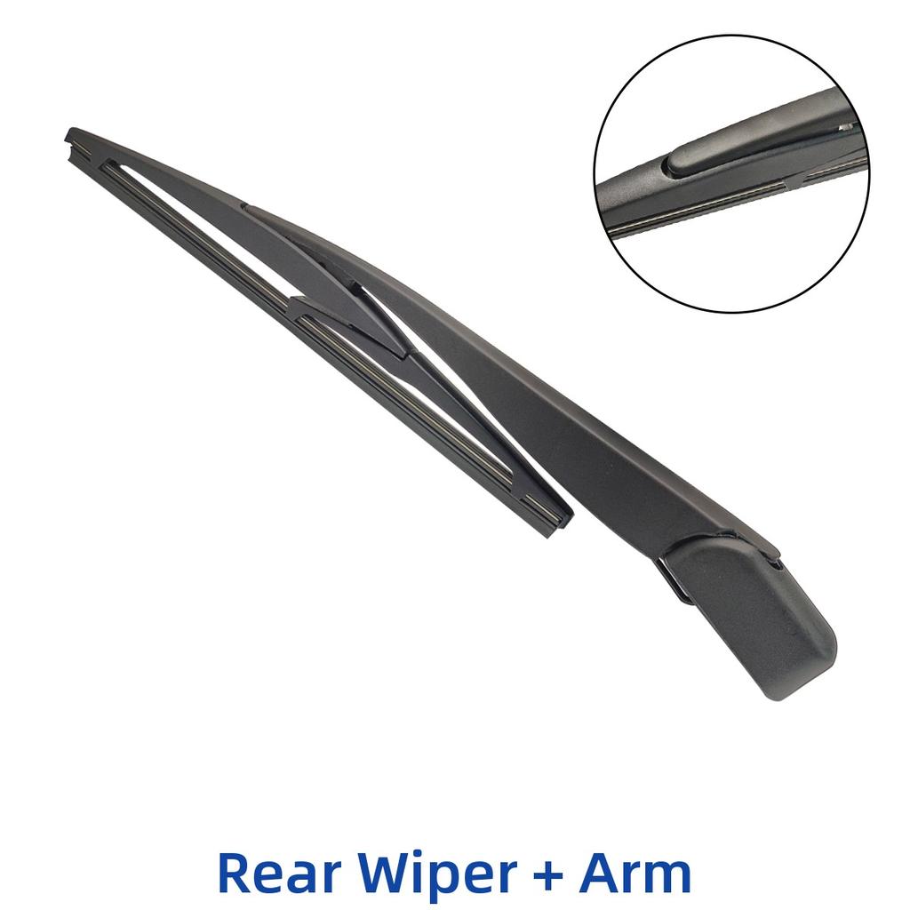 10" 250mm Rear Wiper Blade & Arm Set Kit For Suzuki Swift Hatchback 2005-2018 Windshield Windscreen Tailgate Window Rain Brush