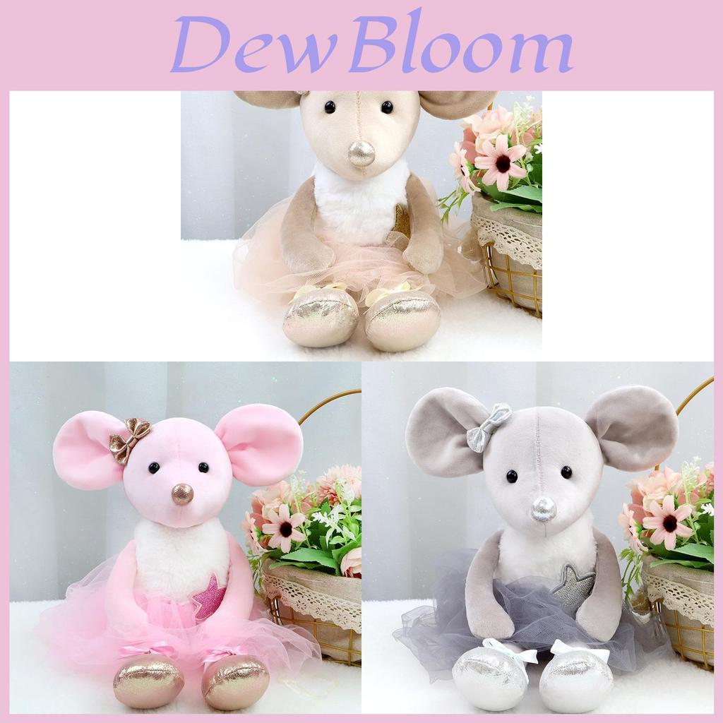 Plush Ballet Mouse Toy With Pp Cotton Filling For Girls And Kids Gift