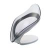 1Pcs Leaf Soap Dish For Bathroom Shower Portable Non-slip Drain Soap Holder Plastic Tray Bathroom Accessories
