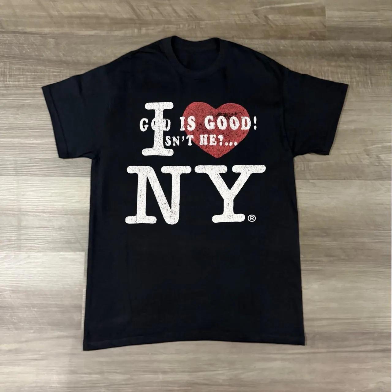 I Love NY Christian Shirt God Is Good T Shirt Faith Graphic Tee Religious Streetwear New York Faith Shirt S