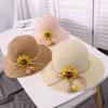 New Pumpkin Sun Hat Summer Parent-child Girl Straw Hat Beach Sun Hat Sunscreen Bucket Hat Basin Hat