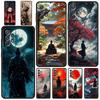 Japanese Bushido Samurai Phone Case For Samsung A15 A13 A51 A71 A41 A31 A21S A03S A05 A35 A32 A55 A23 A25 A33 A53 A73 5G Cover