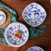 Jingdezhen Blue & White Ceramic Dinnerware Set: Plates, Bowls, Dishes, Spoons - Perfect for Housewarming Gift