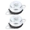 2pcs Rubber Material Rubber Buffer M10 Thread Vibration Isolator  Car Diesel Generator