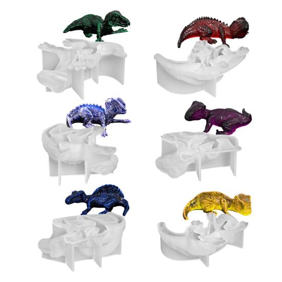 

Набор форм из смолы «Дракон» для создания волшебных драконов с помощью силиконовых форм для изготовления свечей, домашний декор, подарок A