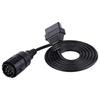 Akozon ICOM-D Motorrad Motorrad 10 Pin auf 16 Pin OBD2 Adapter Stecker Diagnosekabel