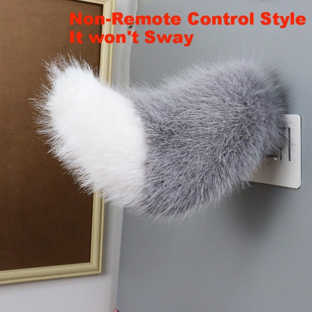 Realistic Remote Control Electric Bicycle Tail Fluffy Motorcycle Tail Ornament All Vehicles