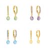 2022 European & American Luxury Zircon Water Drop Earrings: Simple, Chic Ear Cuffs with Niche Design