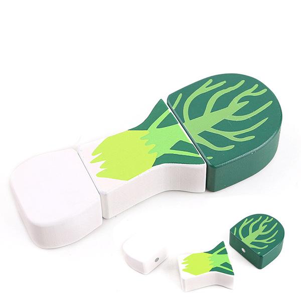 1PCS Wooden Toy Magnetic Cutting Fruit Vegetables Food Pretend Play Simulation Kitchen Role Play Educational Toys For Children