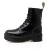 Hole Thick Sole Heightened Casual Couple High-top Men's Large-size Leather, Large-size Women's Shoes