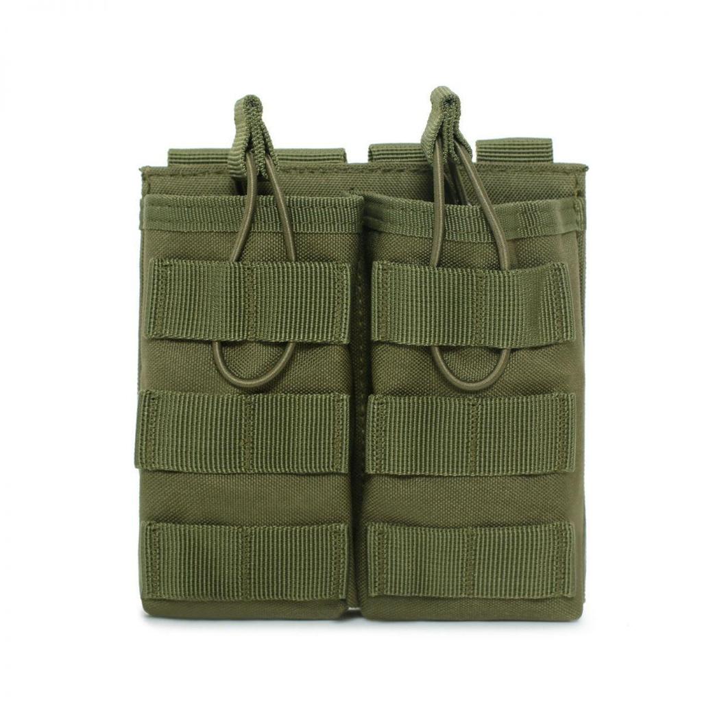 Tactical M4 MOLLE Magazine Pouch: Multifunctional Crossbody Bag with Power Bank Sleeve for Outdoor Sports Enthusiasts.