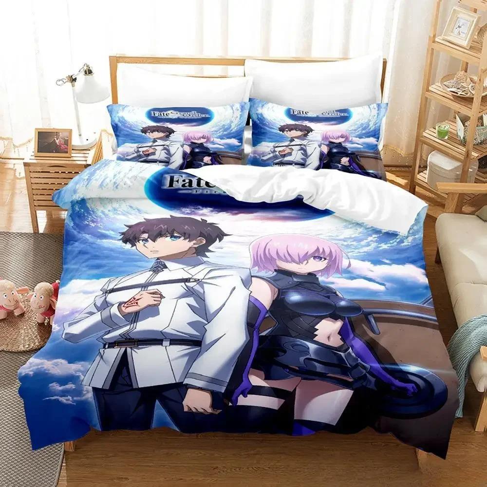 3D Print Anime Fate Grand Order Bedding Set Single Twin Full Queen King Size Bed Set Adult Kid Bedroom Duvet cover Set
