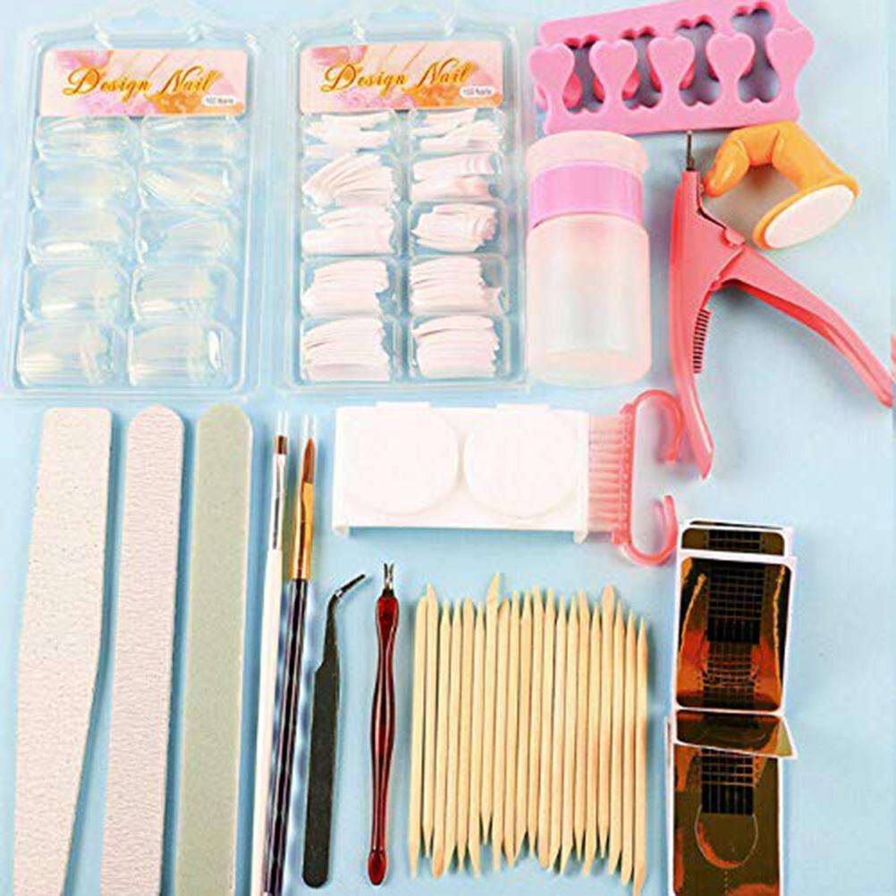 Nail Art Set Acrylic Nail Powder Brush Nail Art Tools Kit Set for Home Salon Use